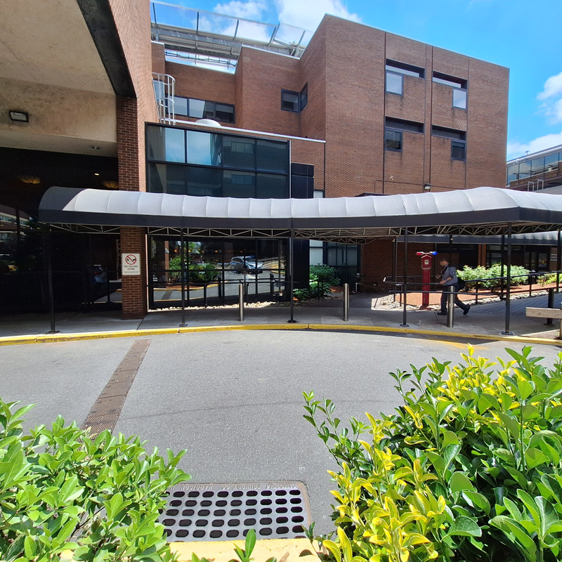 hospital awning